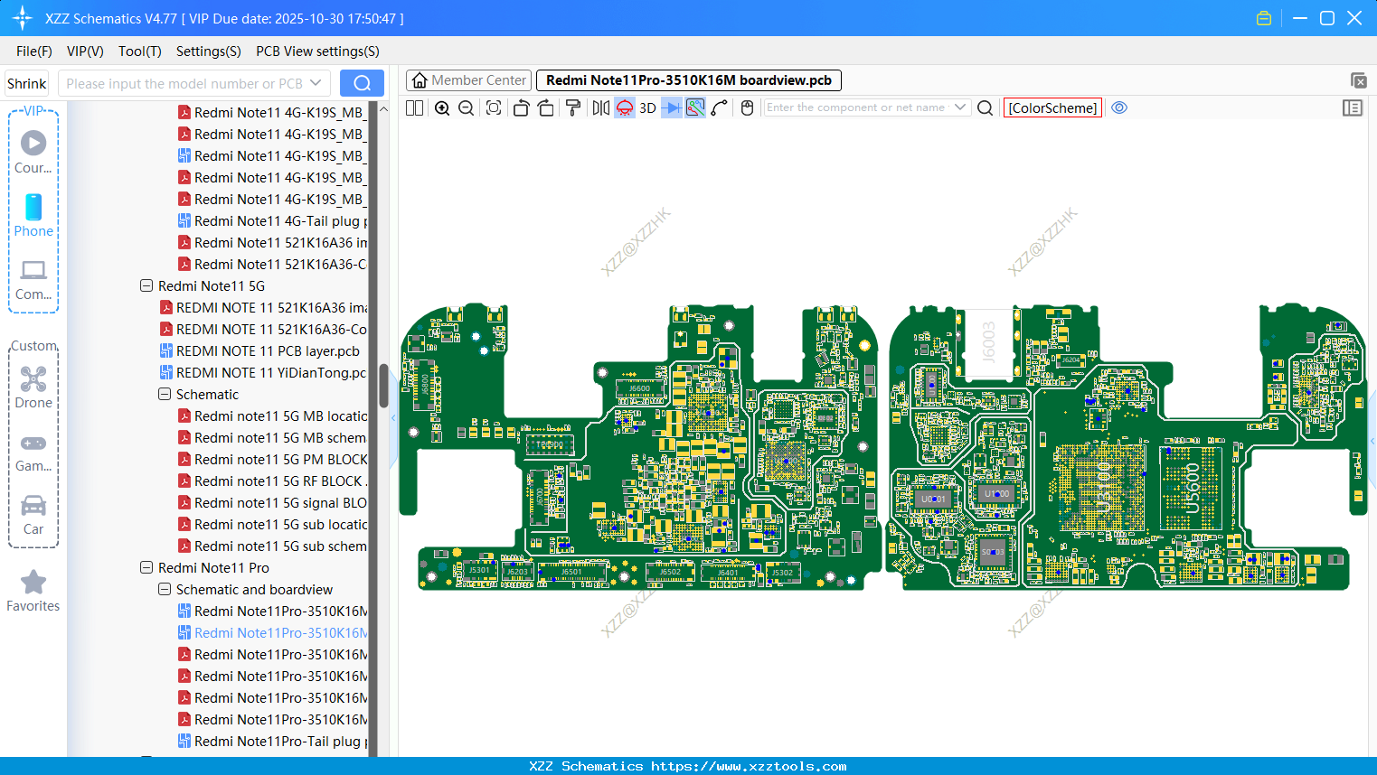 Xiaomi Redmi Note11Pro-3510K16M Boardview